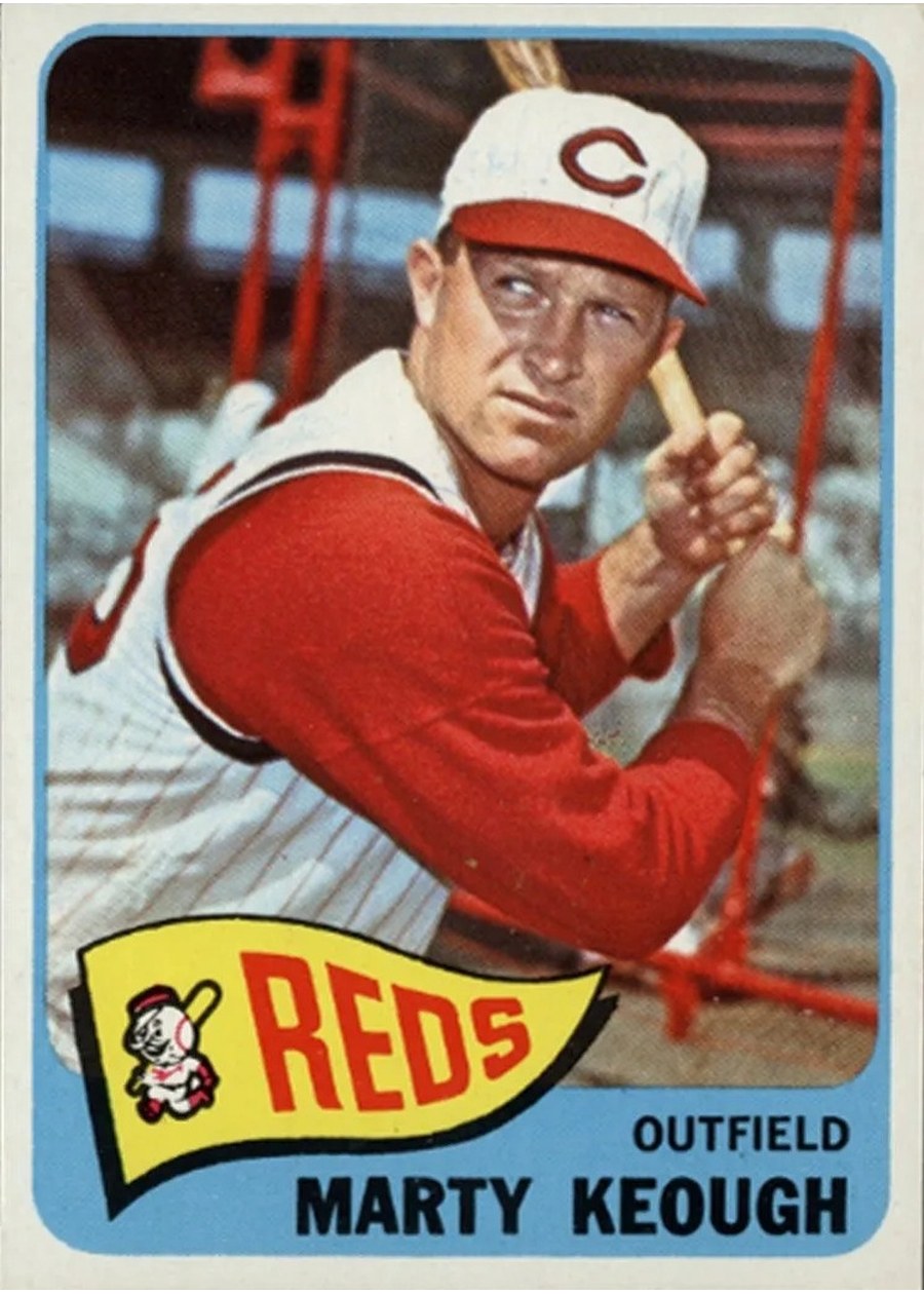 1965 Topps #263 Marty Keough, Cincinnati Reds
