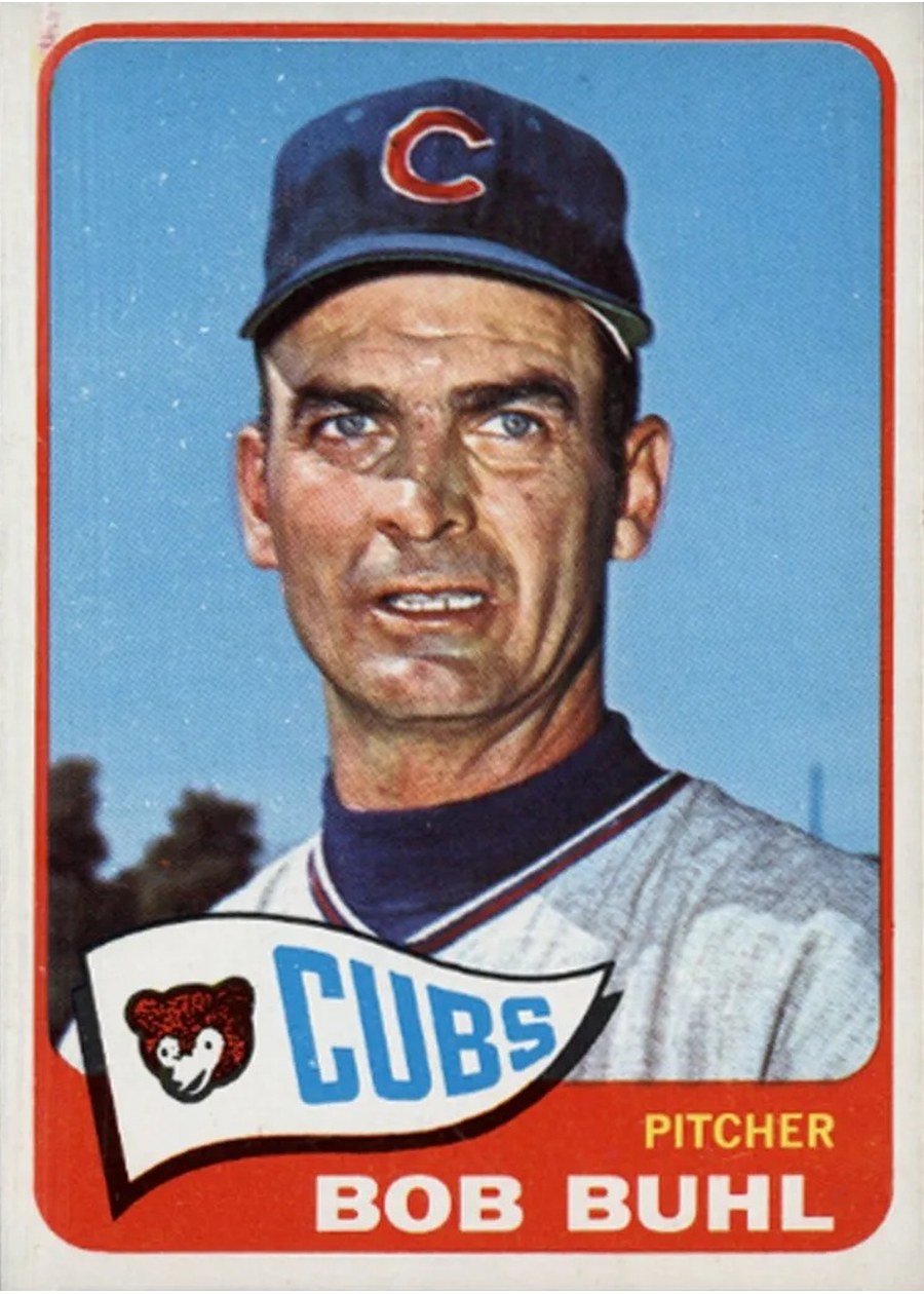1965 Topps #264 Bob Buhl, Chicago Cubs