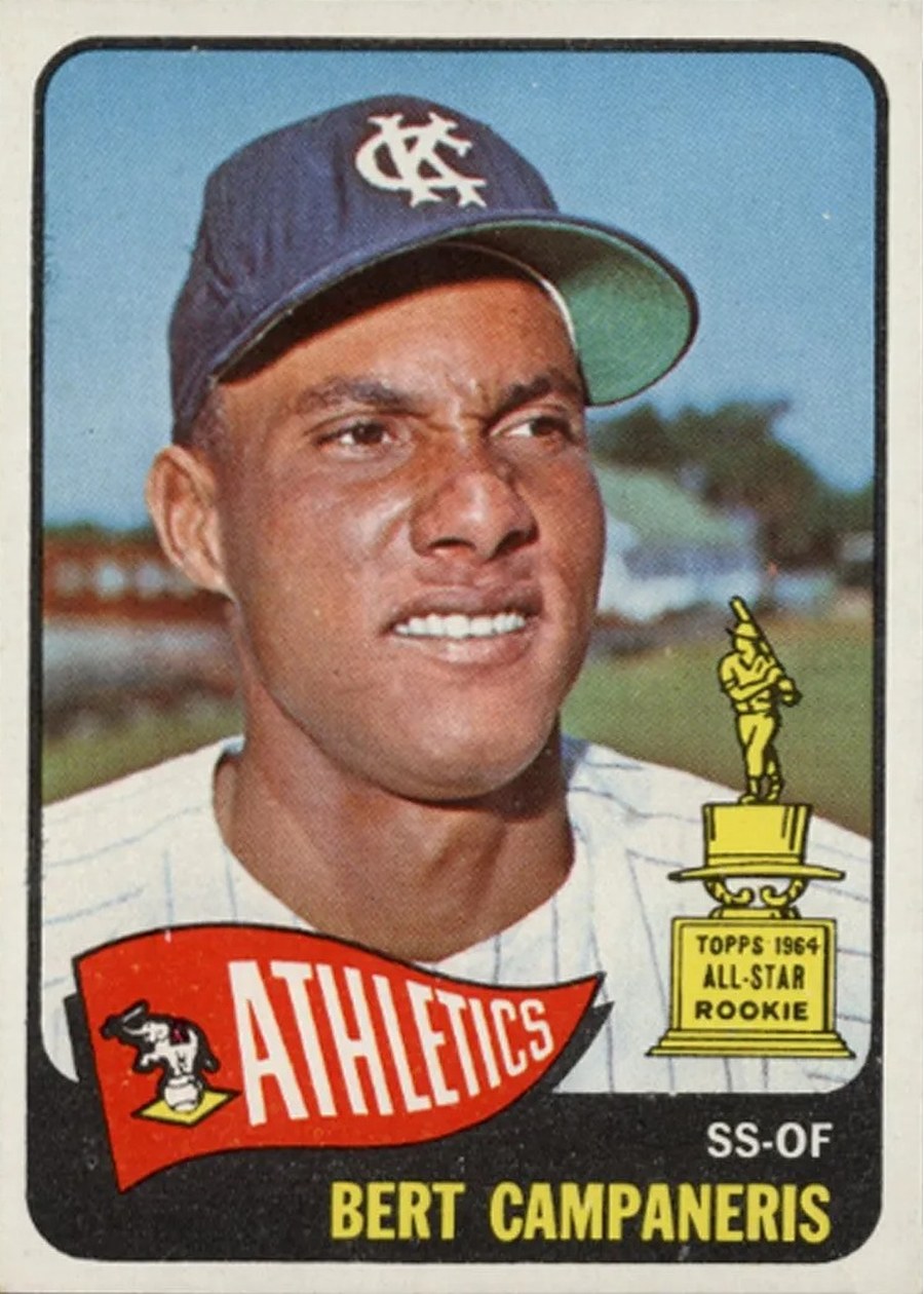 1965 Topps #266 Bert Campaneris, Kansas City Athletics