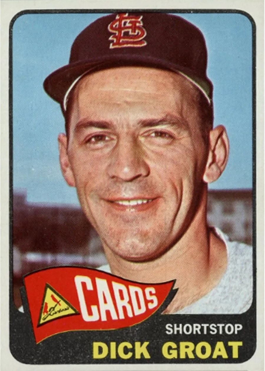 1965 Topps #275 Dick Groat, St. Louis Cardinals