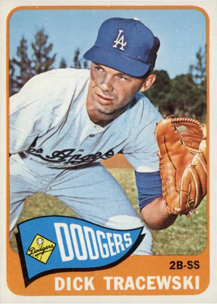 1965 Topps #279 Dick Tracewski, Los Angeles Dodgers