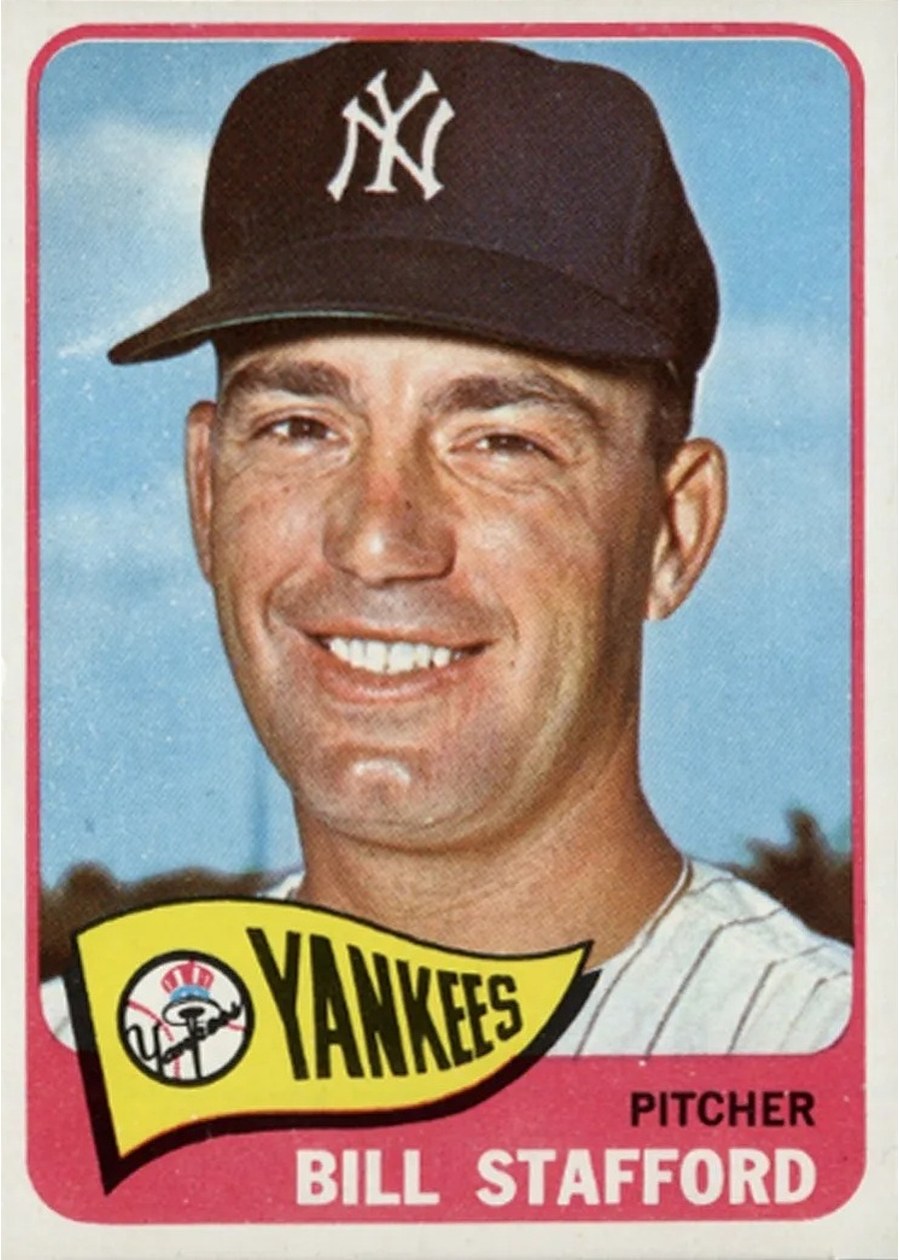1965 Topps #281 Bill Stafford, New York Yankees