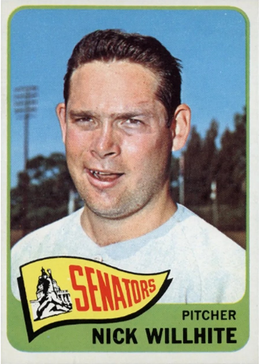 1965 Topps #284 Nick Willhite, Washington Senators