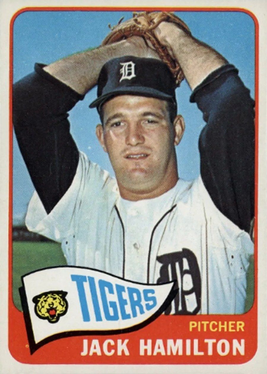 1965 Topps #288 Jack Hamilton, Detroit Tigers