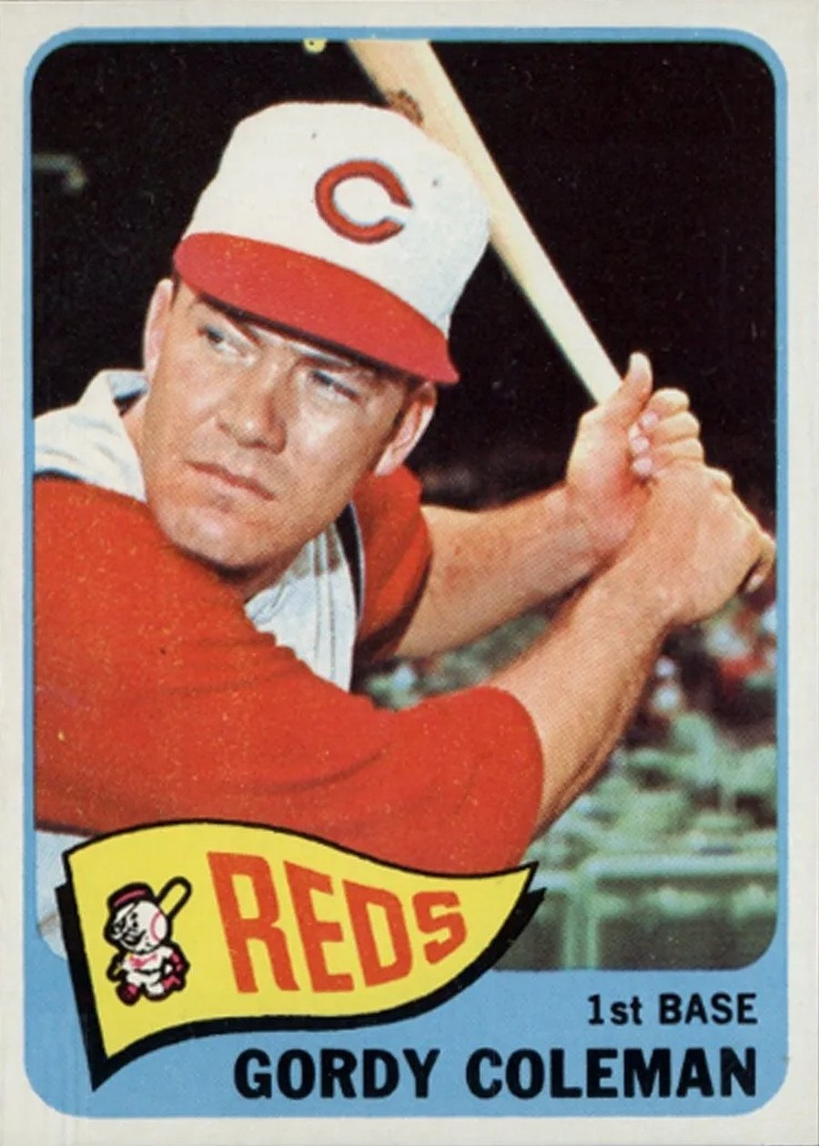 1965 Topps #289 Gordy Coleman, Cincinnati Reds