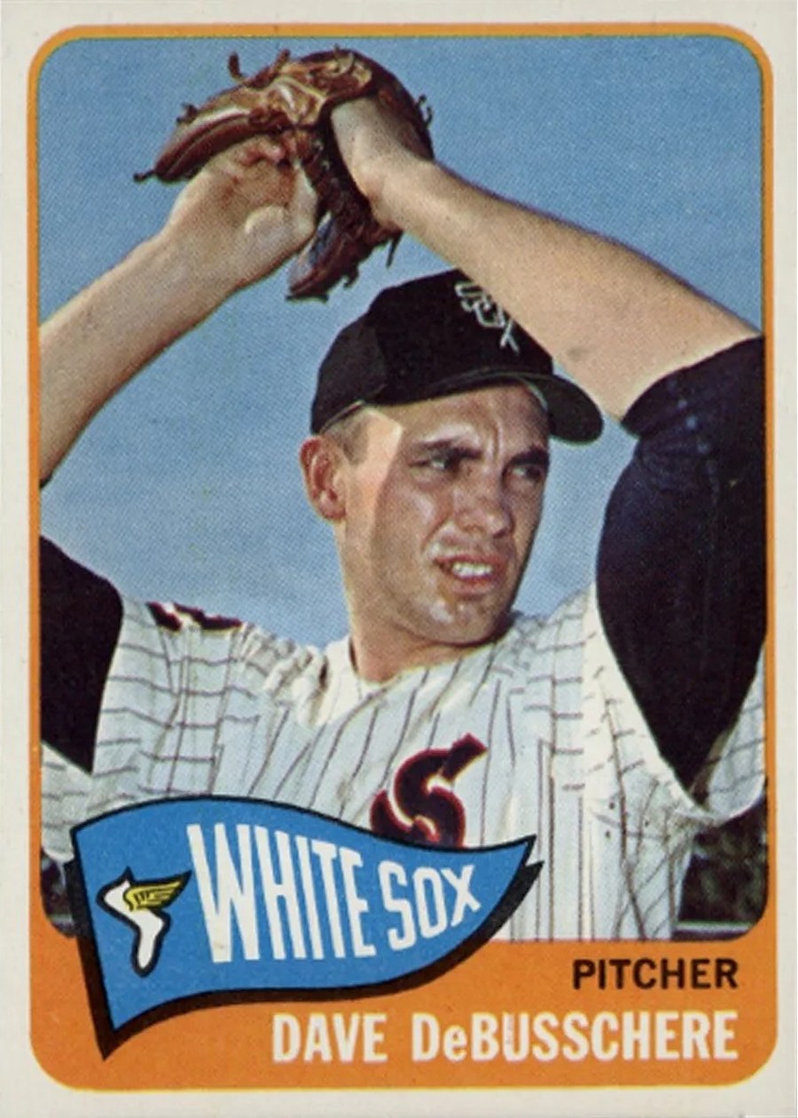1965 Topps #297 Dave DeBusschere, Chicago White Sox