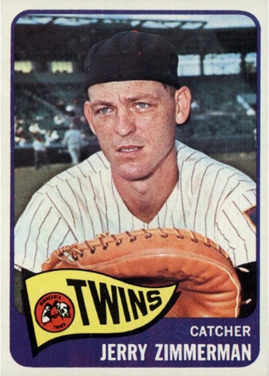 1965 Topps #299 Jerry Zimmerman, Minnesota Twins