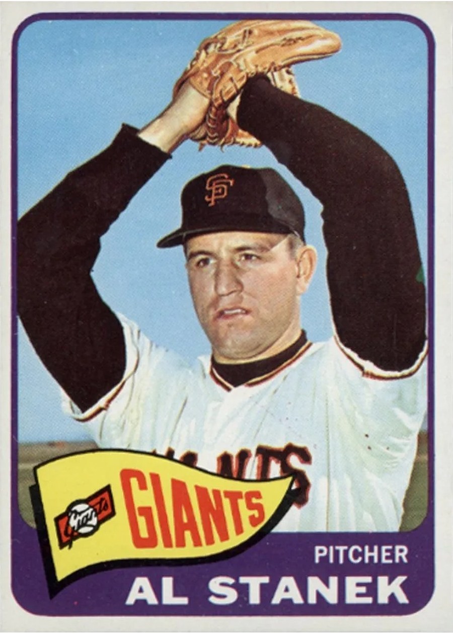 1965 Topps #302 Al Stanek, San Francisco Giants