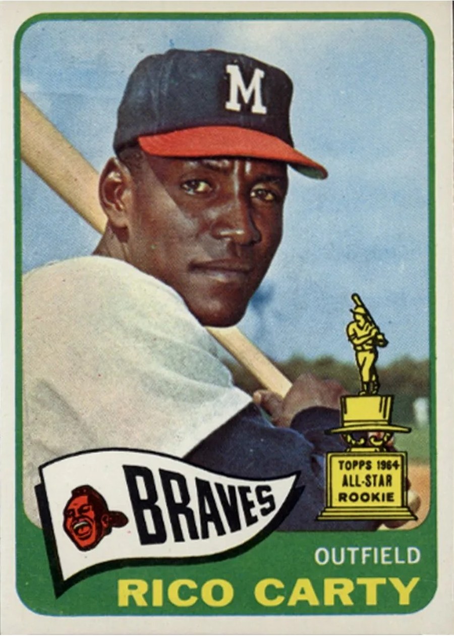 1965 Topps #305 Rico Carty, Milwaukee Braves