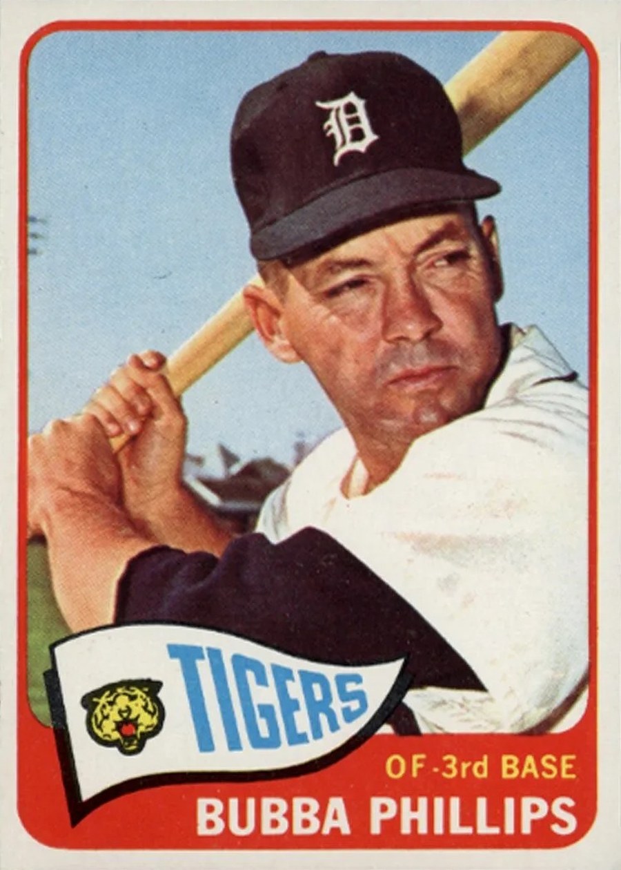 1965 Topps #306 Bubba Phillips, Detroit Tigers