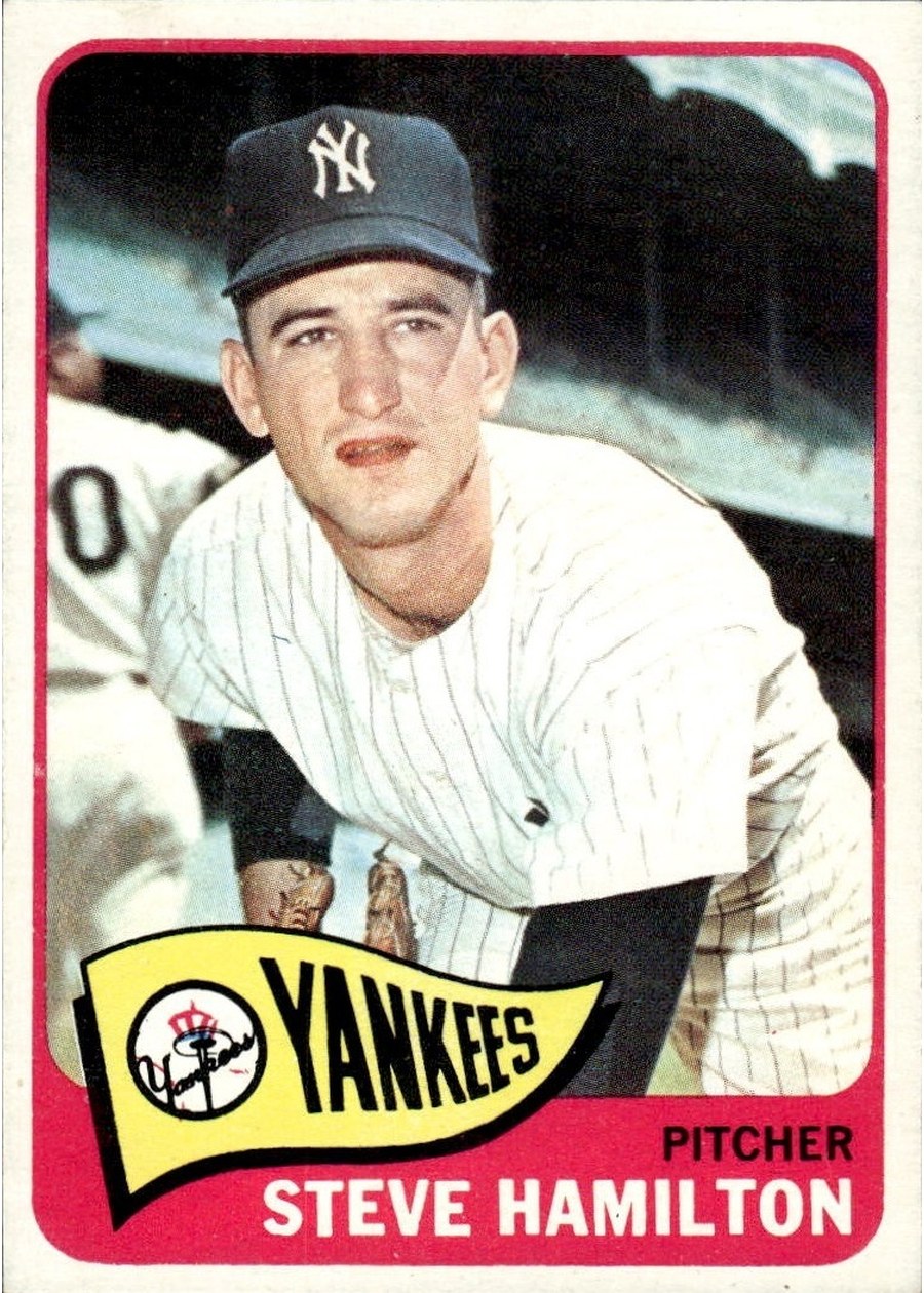 1965 Topps #309 Steve Hamilton, New York Yankees