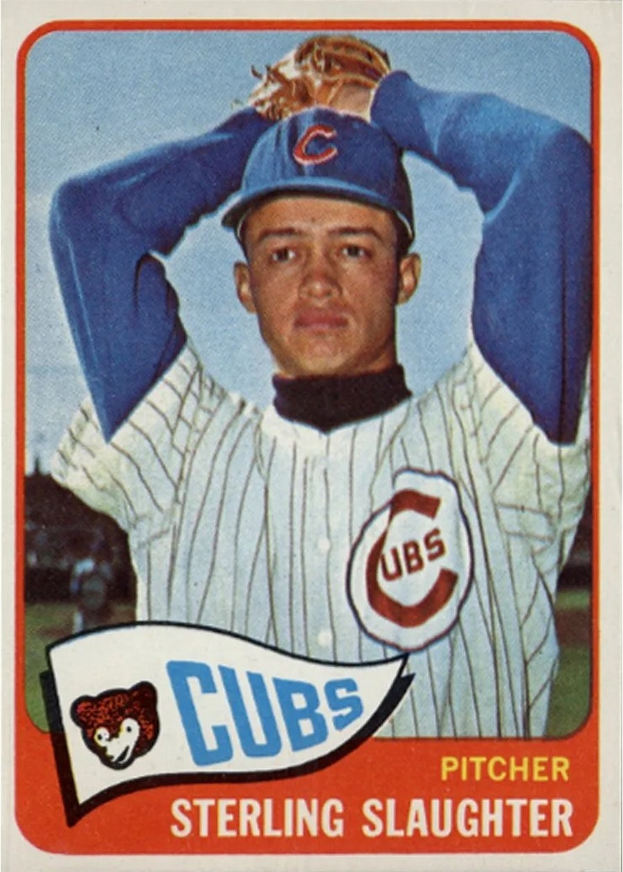 1965 Topps #314 Sterling Slaughter, Chicago Cubs