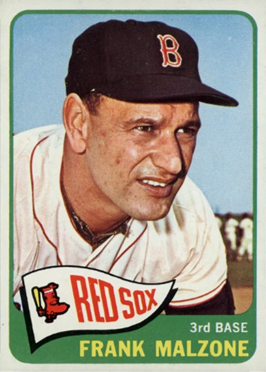 1965 Topps #315 Frank Malzone, Boston Red Sox