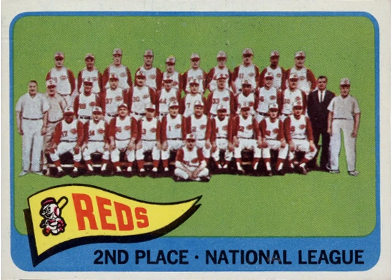 1965 Topps #316 Cincinnati Reds