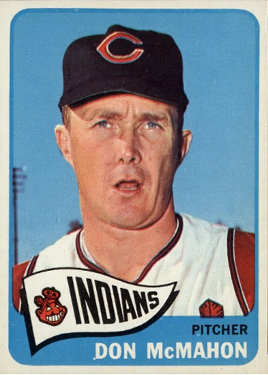 1965 Topps #317 Don McMahon, Cleveland Indians