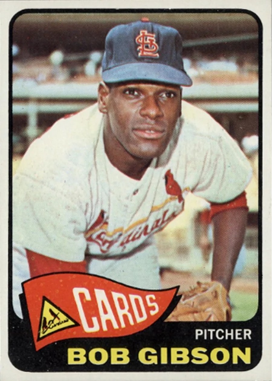1965 Topps #320 Bob Gibson, St. Louis Cardinals