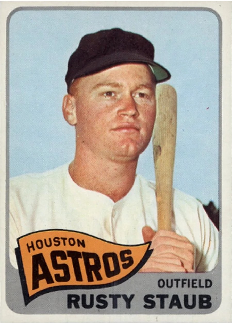 1965 Topps #321 Rusty Staub, Houston Astros