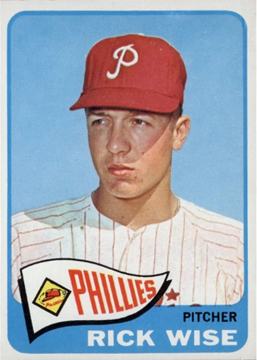 1965 Topps #322 Rick Wise, Philadelphia Phillies