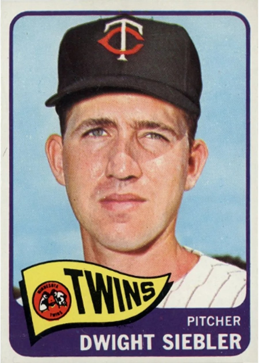 1965 Topps #326 Dwight Siebler, Minnesota Twins