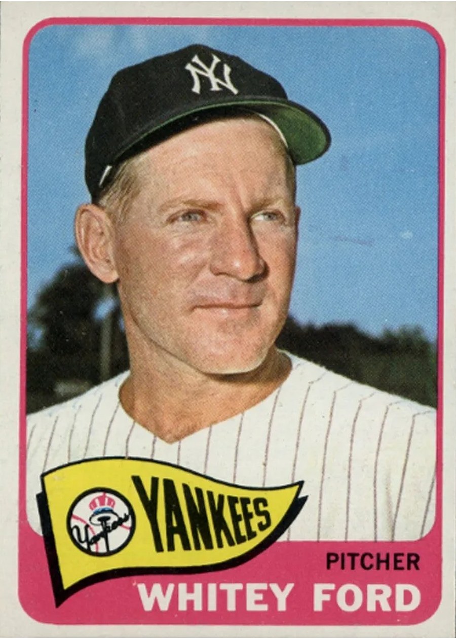 1965 Topps #330 Whitey Ford, New York Yankees