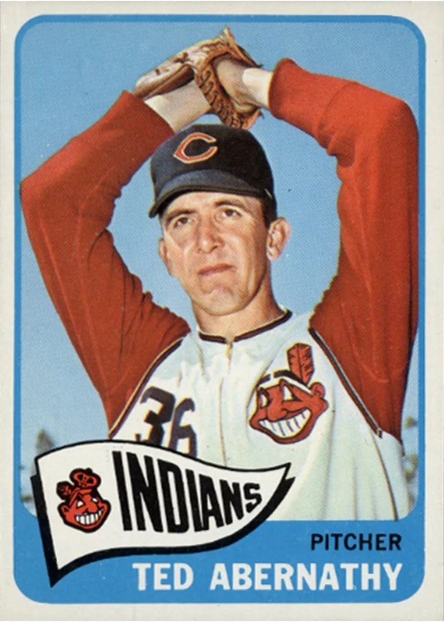 1965 Topps #332 Ted Abernathy, Cleveland Indians