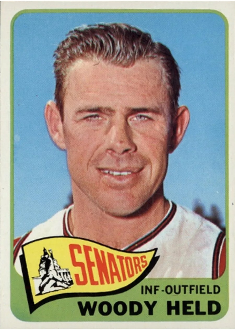 1965 Topps #336 Woody Held, Washington Senators