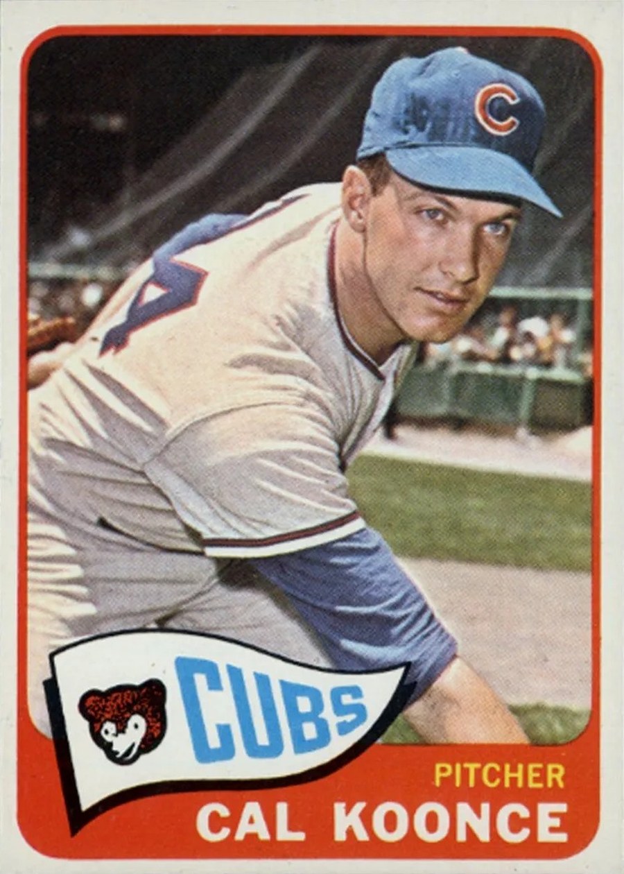 1965 Topps #34 Cal Koonce, Chicago Cubs