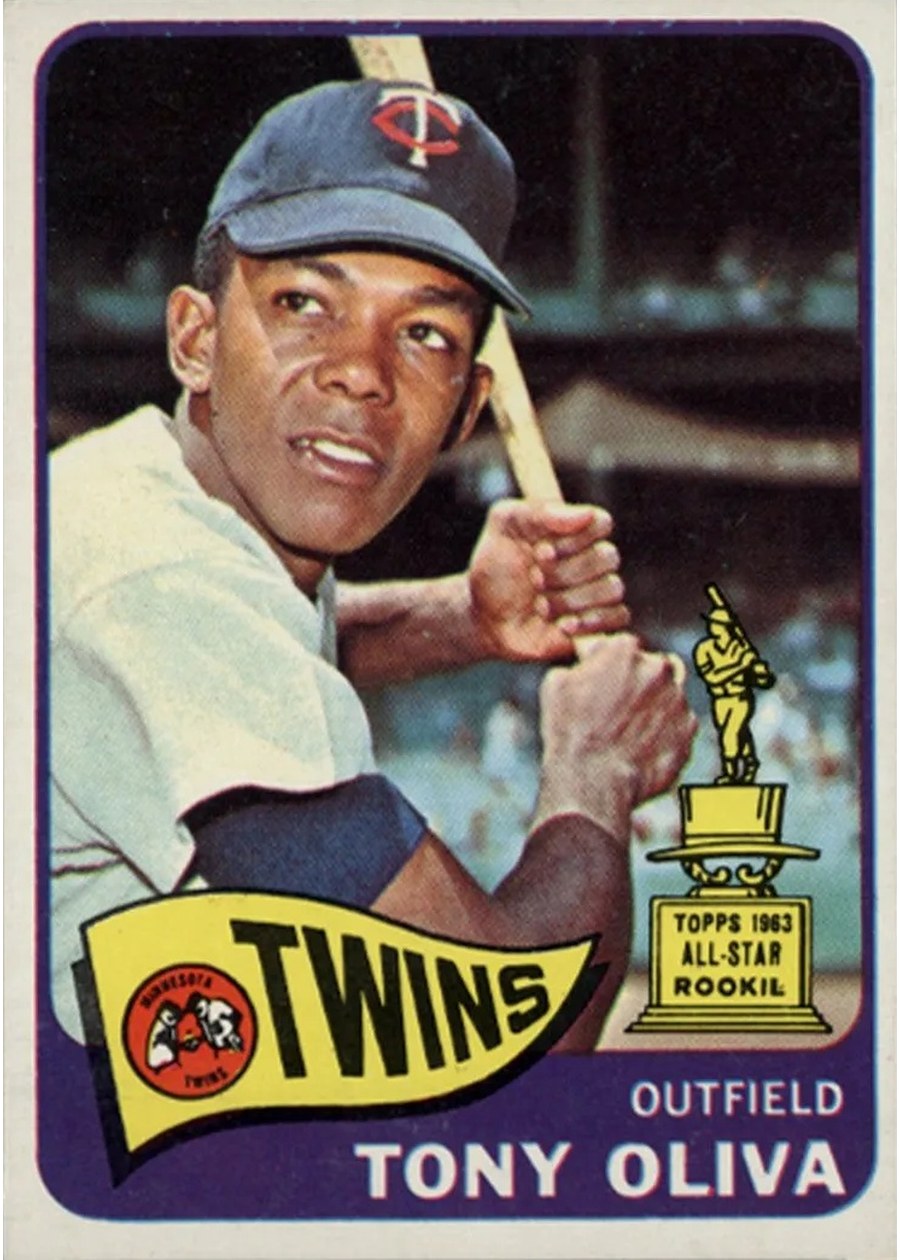 1965 Topps #340 Tony Oliva, Minnesota Twins