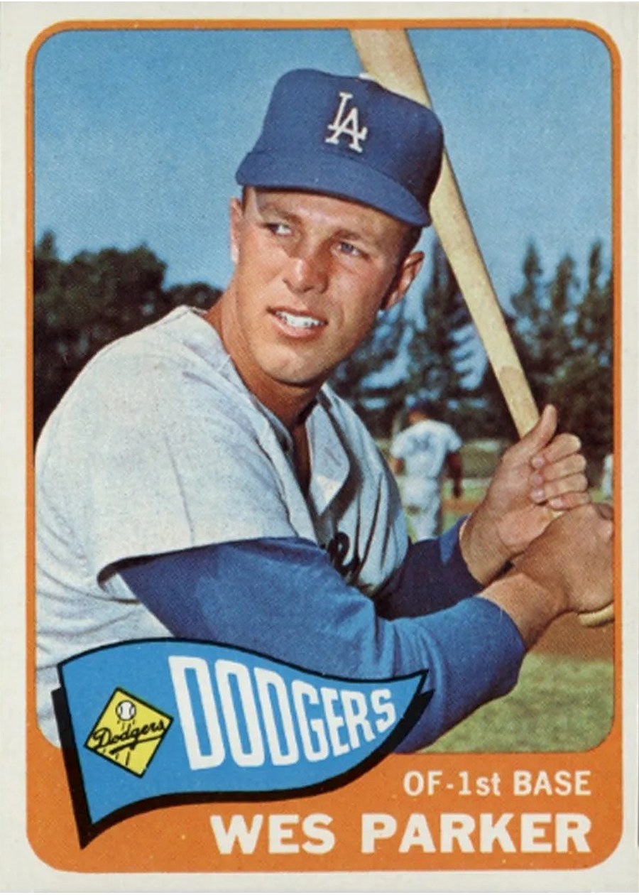 1965 Topps #344 Wes Parker, Los Angeles Dodgers