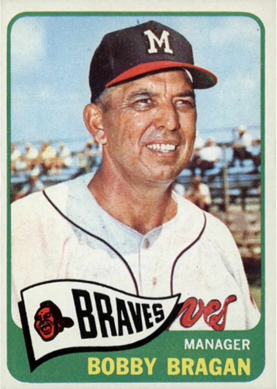 1965 Topps #346 Bobby Bragan, Milwaukee Braves