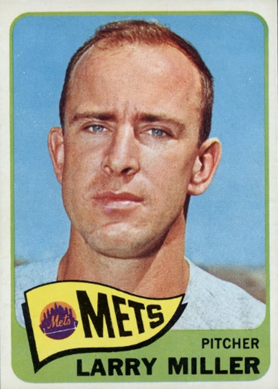 1965 Topps #349 Larry Miller, New York Mets