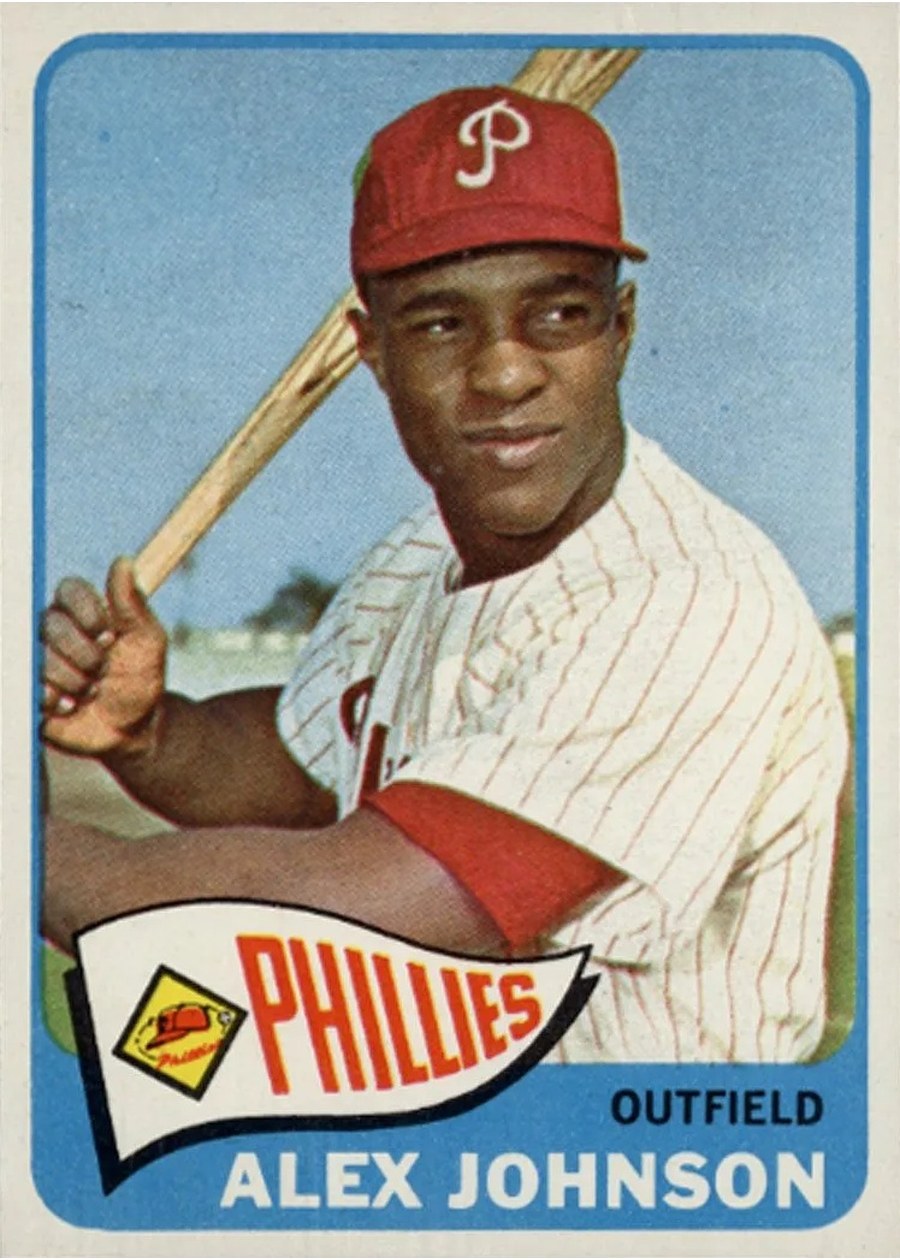 1965 Topps #352 Alex Johnson, Philadelphia Phillies
