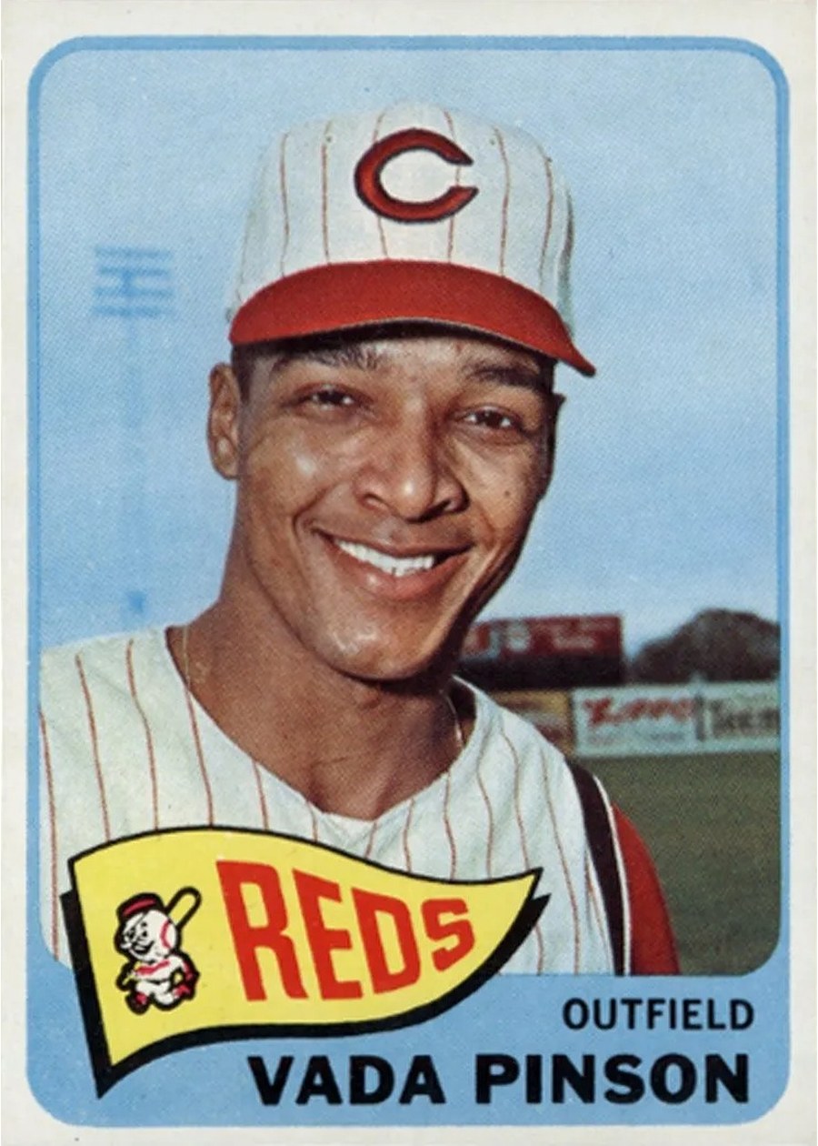 1965 Topps #355 Vada Pinson, Cincinnati Reds
