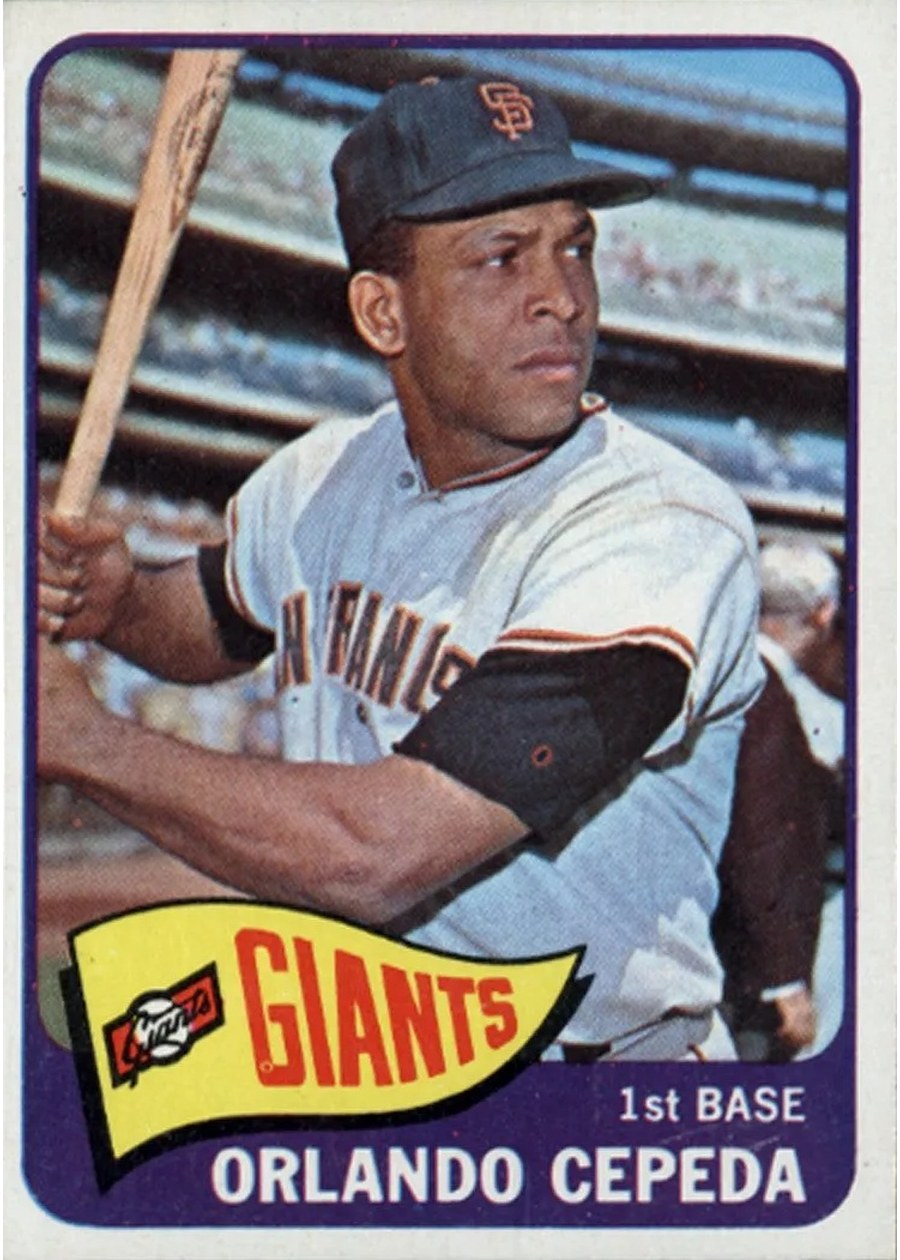 1965 Topps #360 Orlando Cepeda, San Francisco Giants
