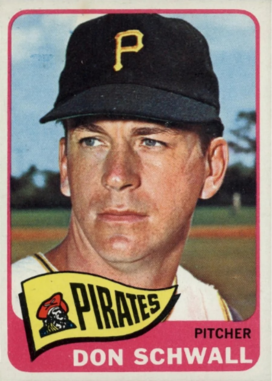 1965 Topps #362 Don Schwall, Pittsburgh Pirates