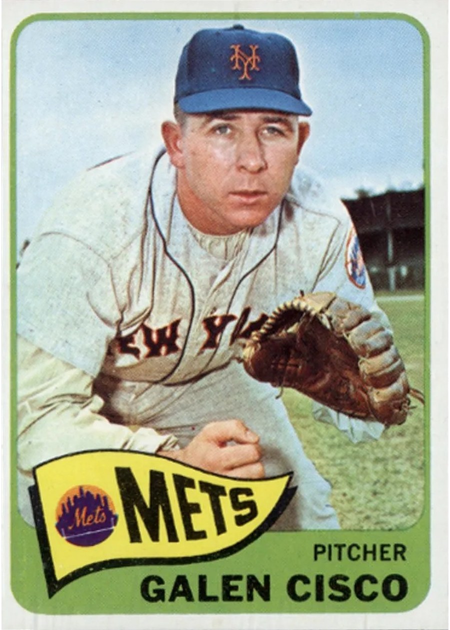 1965 Topps #364 Galen Cisco, New York Mets