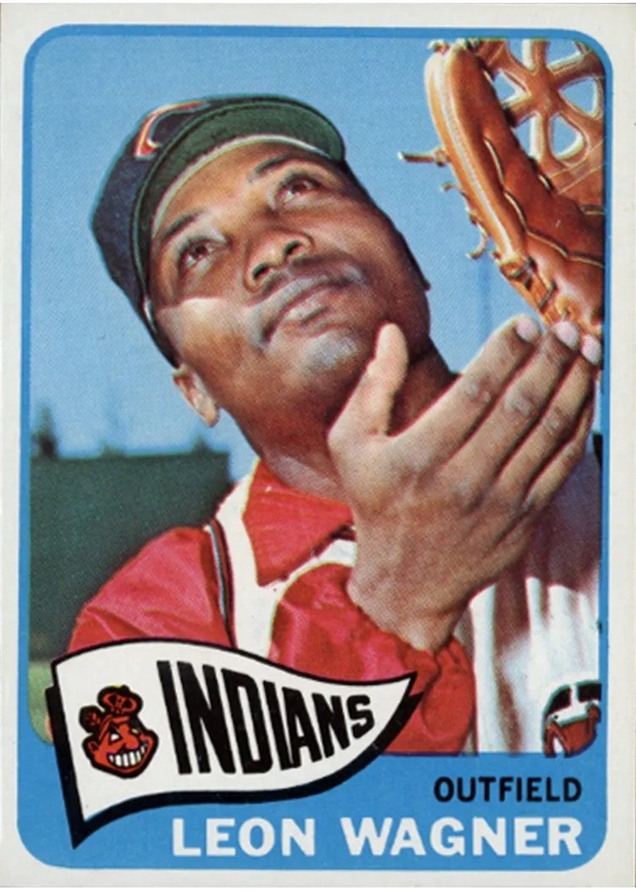 1965 Topps #367 Leon Wagner, Cleveland Indians