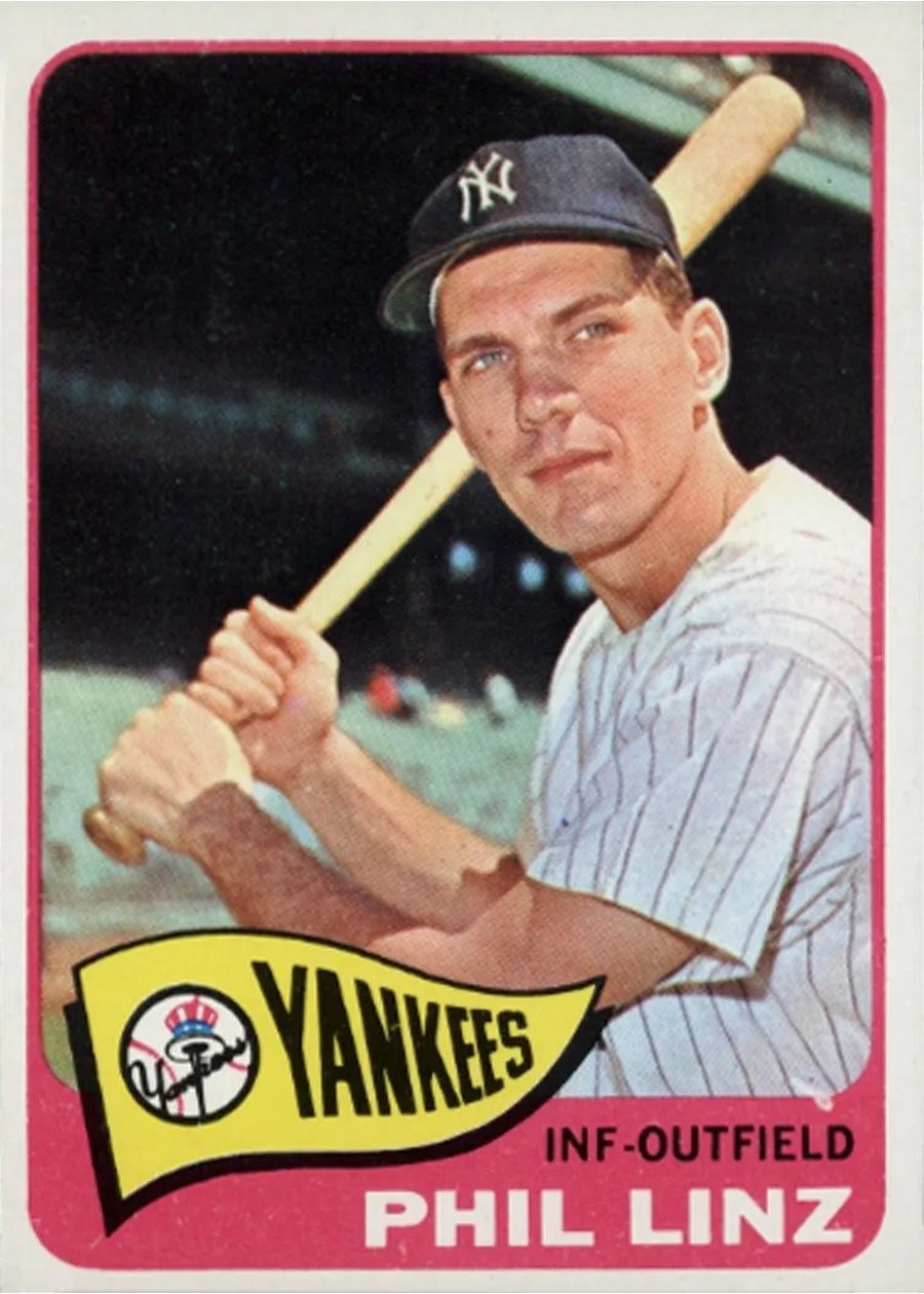 1965 Topps #369 Phil Linz, New York Yankees