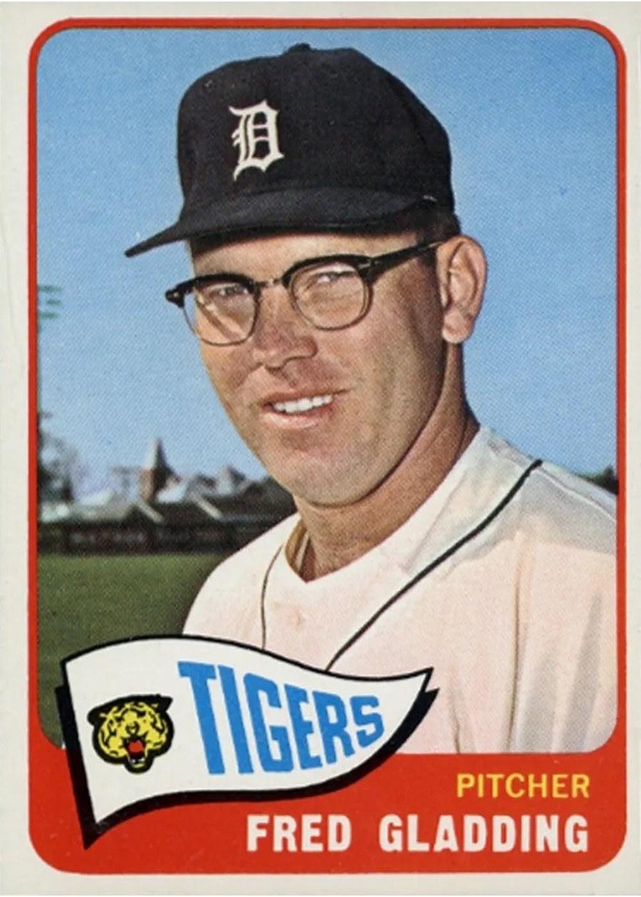 1965 Topps #37 Fred Gladding, Detroit Tigers