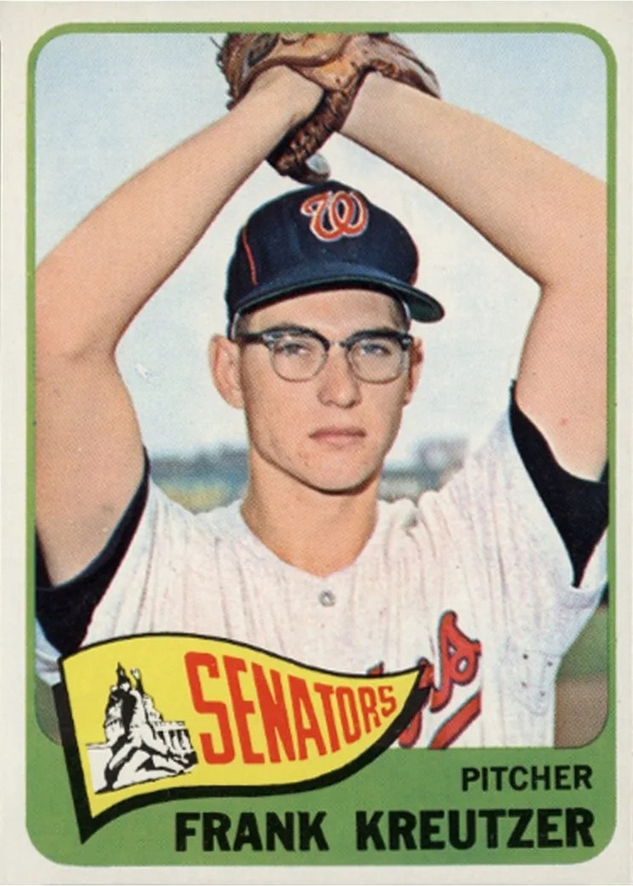 1965 Topps #371 Frank Kreutzer, Washington Senators