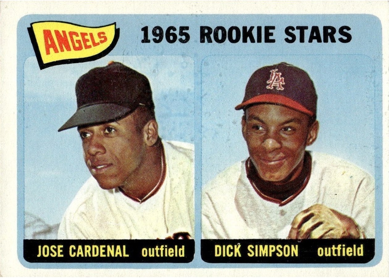 1965 Topps #374 Angels 1965 Rookie Stars, Los Angeles Angels