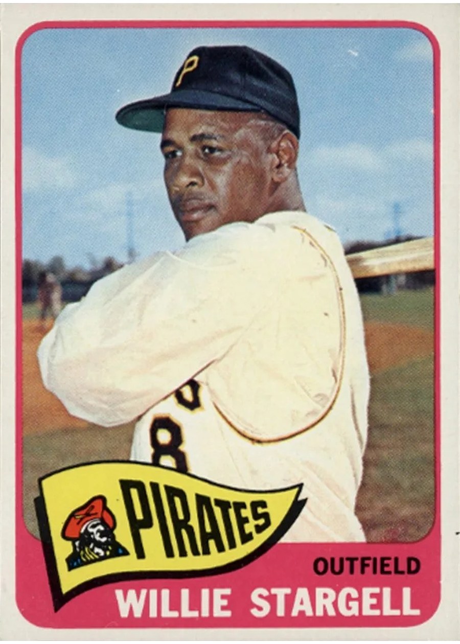 1965 Topps #377 Willie Stargell, Pittsburgh Pirates