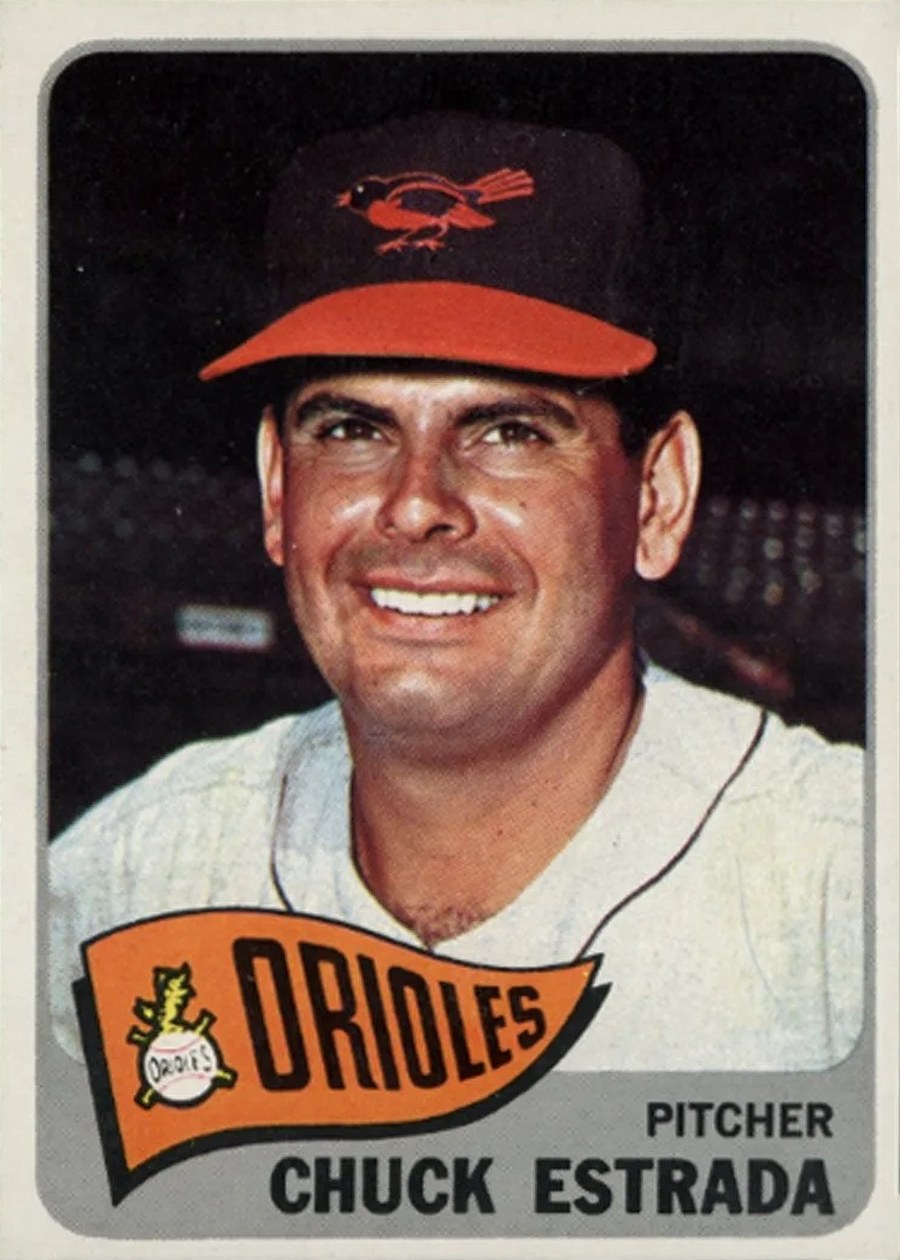 1965 Topps #378 Chuck Estrada, Baltimore Orioles