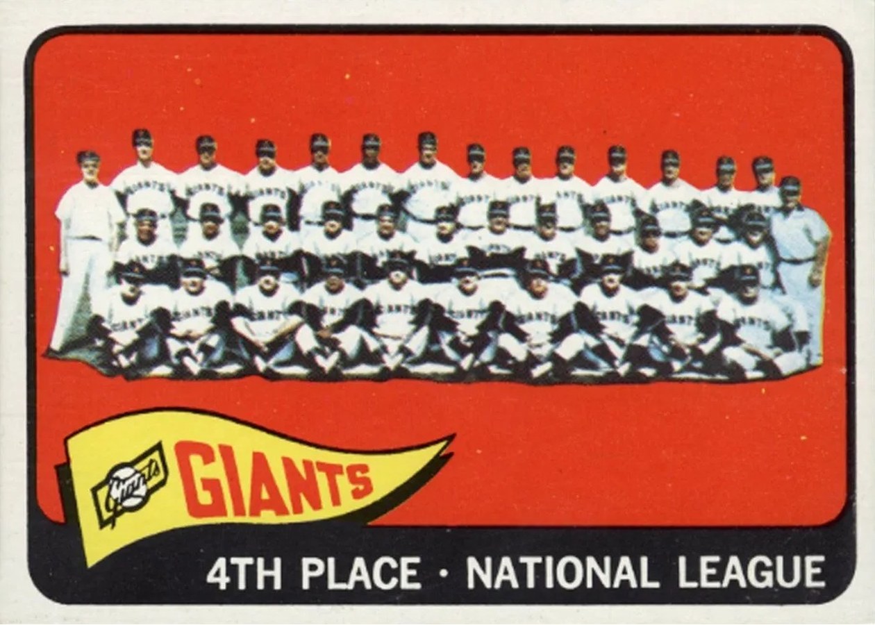 1965 Topps #379 San Francisco Giants