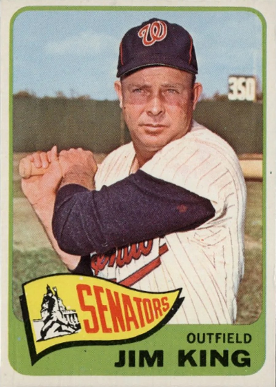 1965 Topps #38 Jim King, Washington Senators