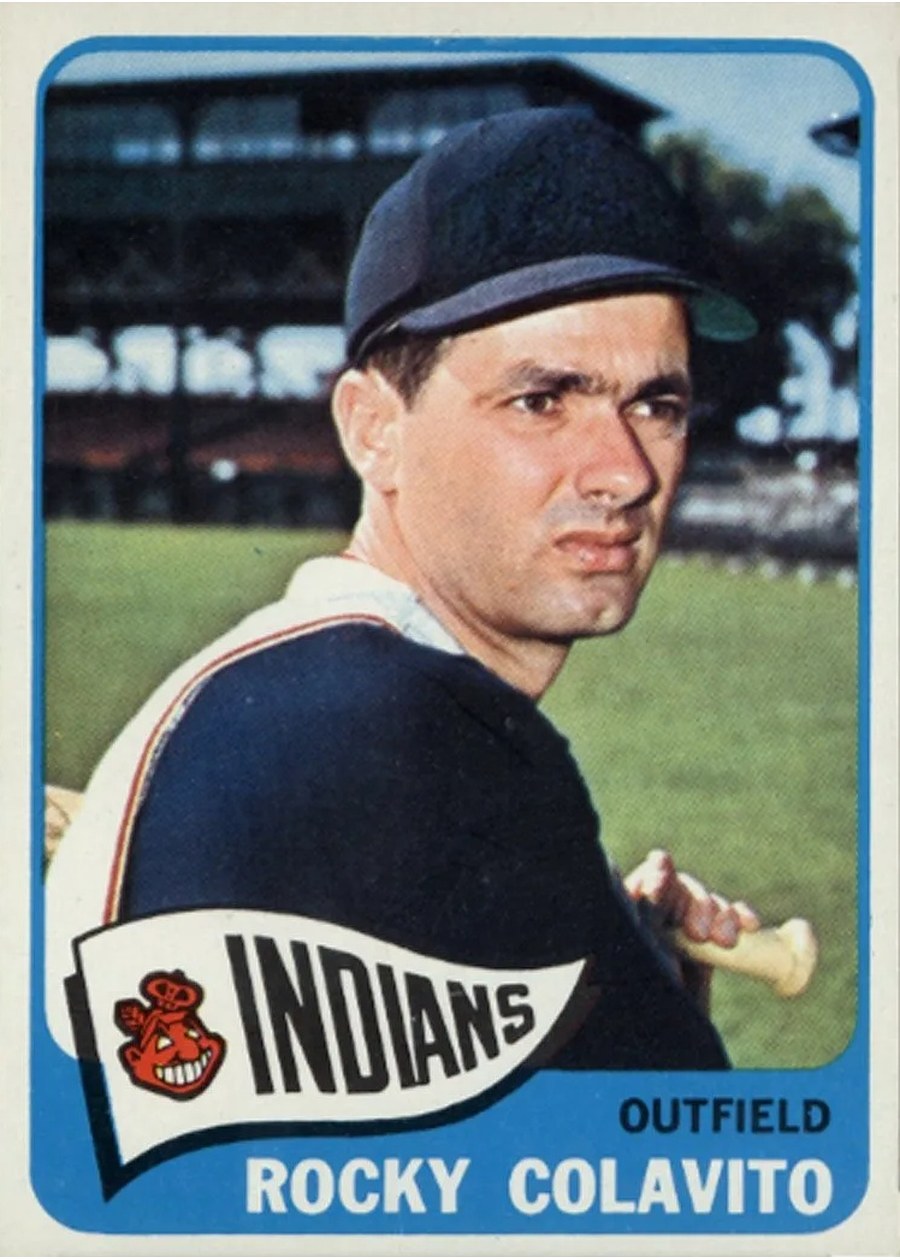 1965 Topps #380 Rocky Colavito, Cleveland Indians