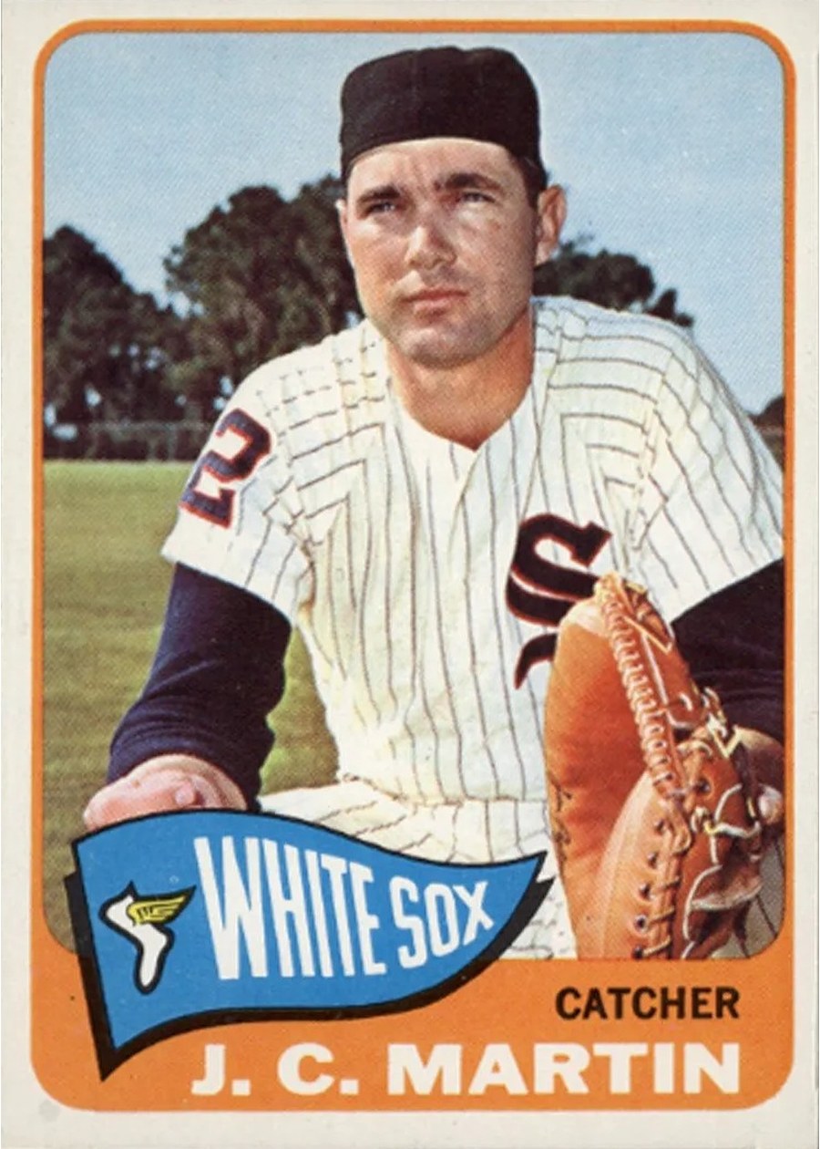 1965 Topps #382 J.C. Martin, Chicago White Sox