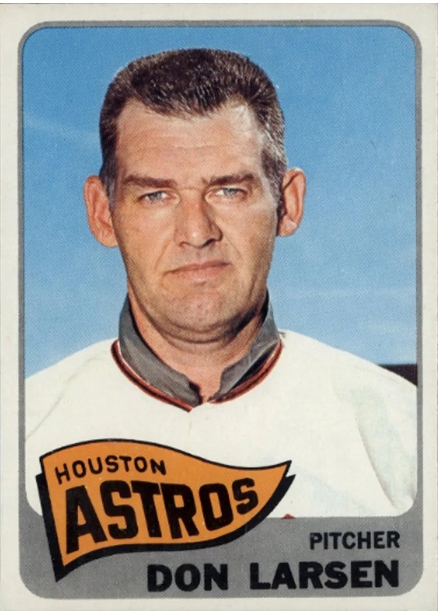 1965 Topps #389 Don Larsen, Houston Astros