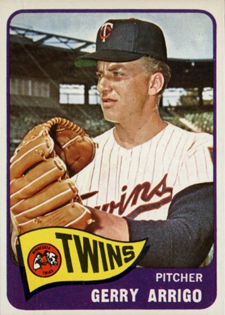 1965 Topps #39 Gerry Arrigo, Minnesota Twins