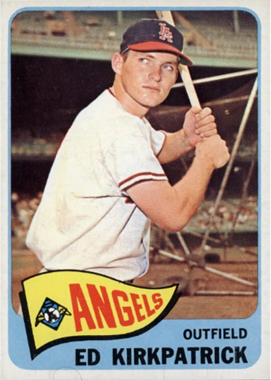 1965 Topps #393 Ed Kirkpatrick, Los Angeles Angels